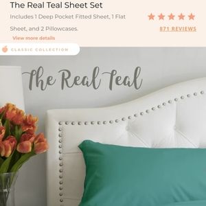 Full Sheet Set - 1500 thread count - Teal